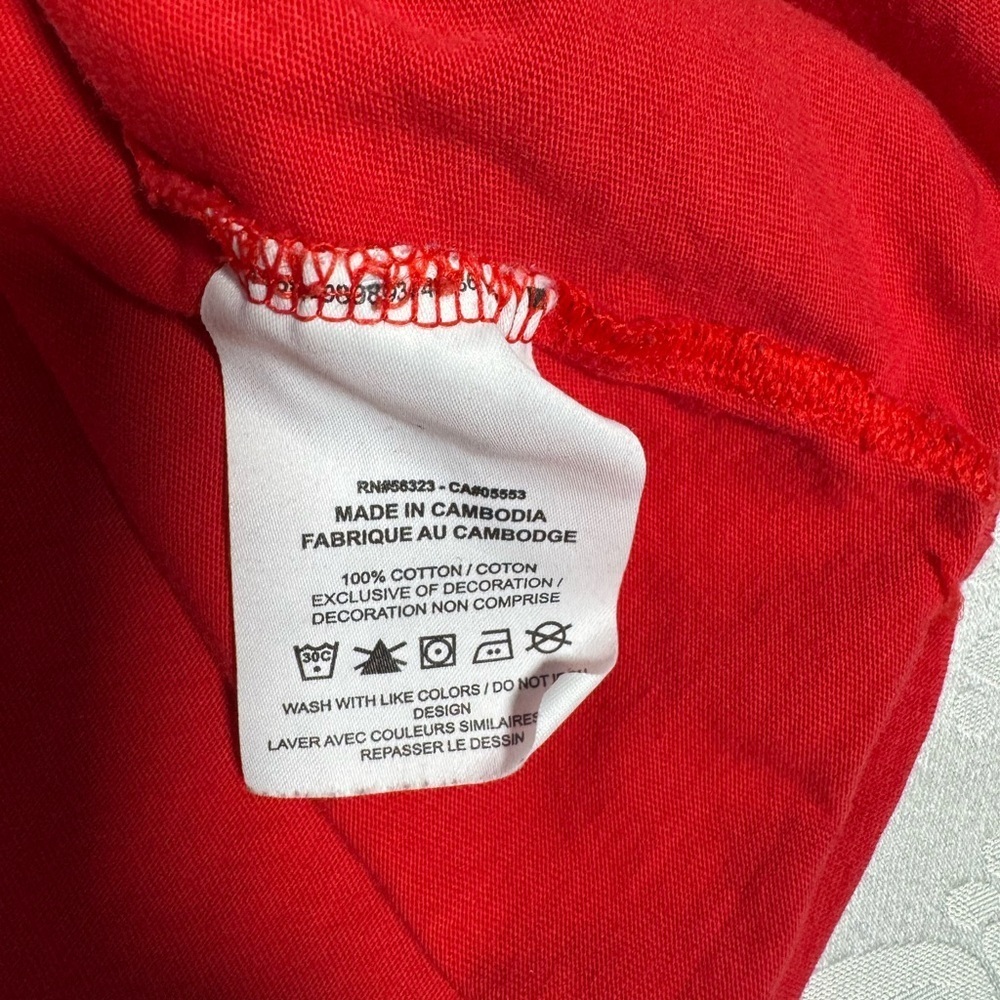Nike Red Short Sleeve Tee - Picture 3 of 5